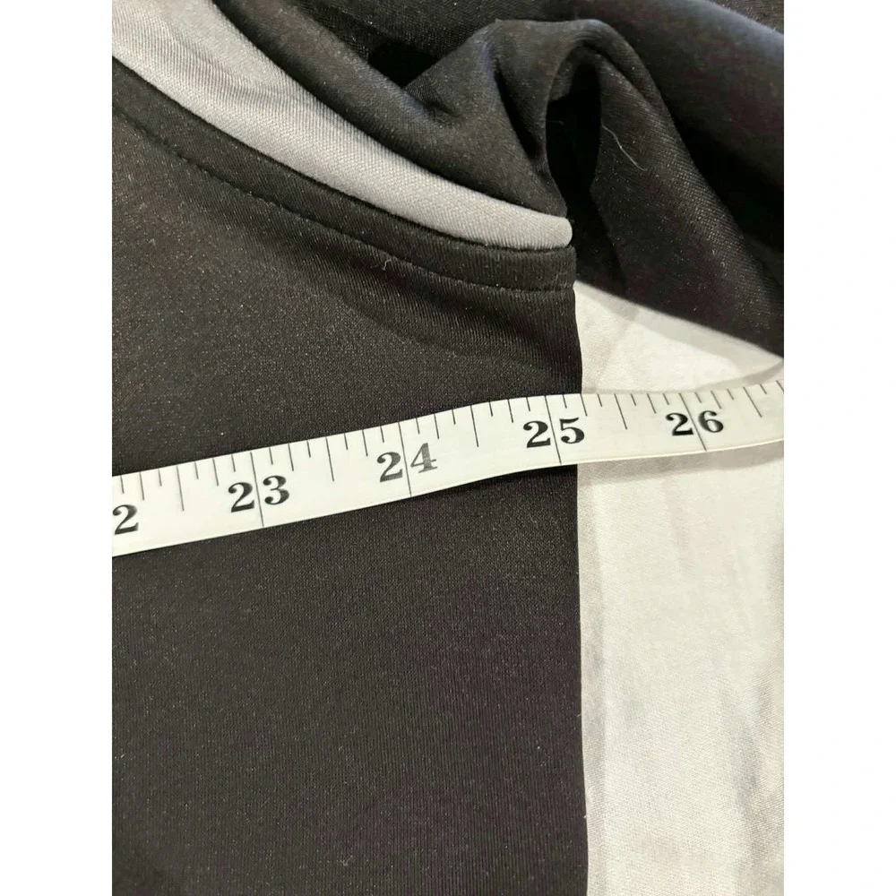 Callaway Mens‎ Quarter Zip Golf Pullover Black Grey Fleece Lined Performance XL
